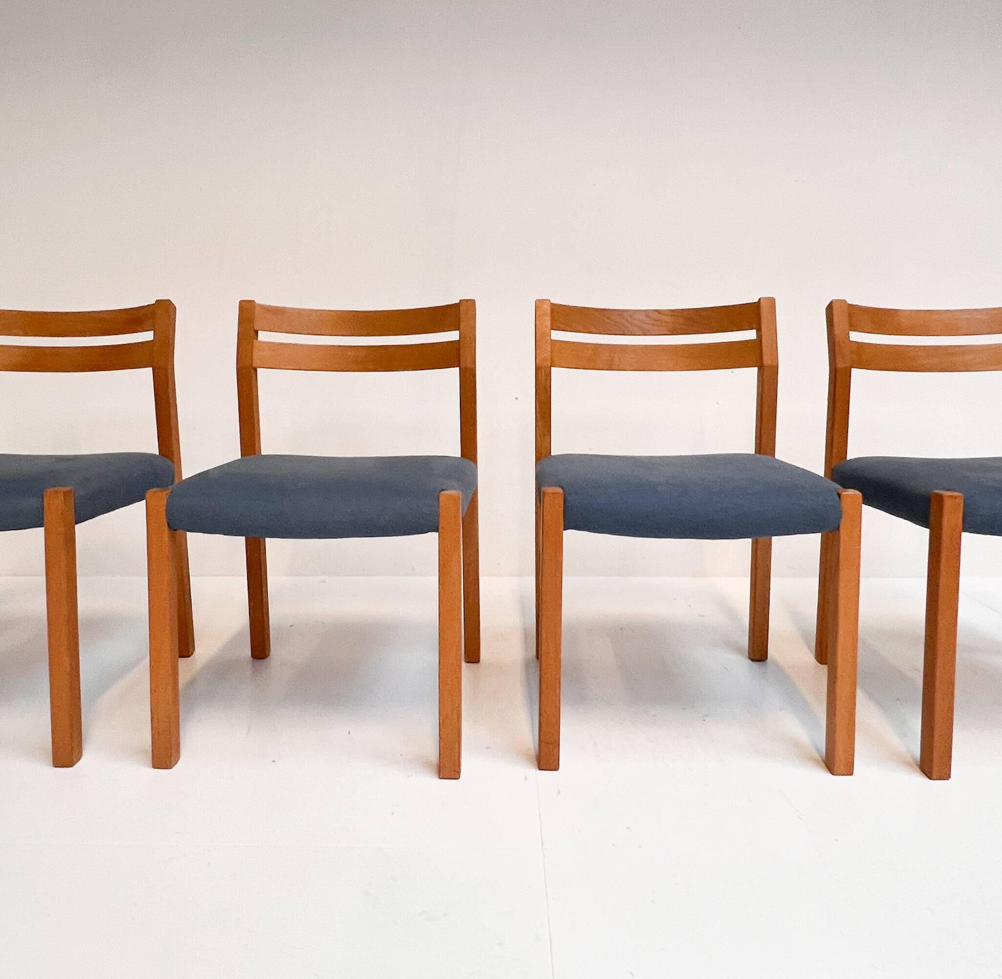 Set of 4 Niels Otto Moller chairs model 84, 1960’s