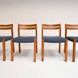 Set of 4 Niels Otto Moller chairs model 84, 1960’s