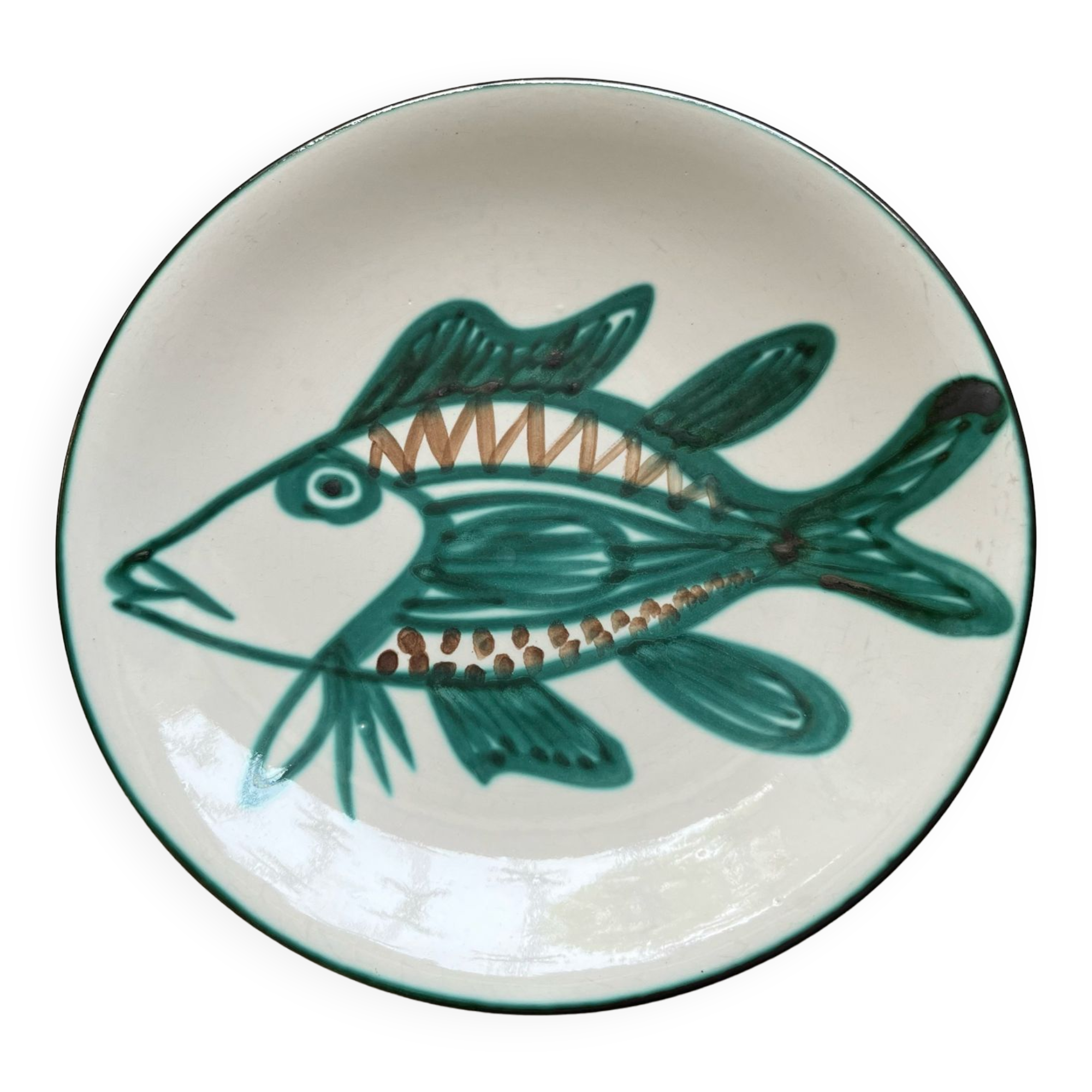Plate Robert Picault fish