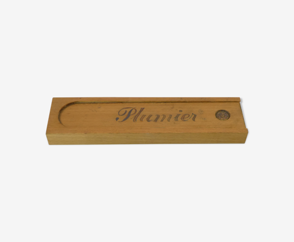 Ancien plumier en bois