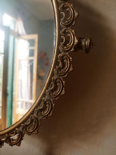 Miroir de table en bronze