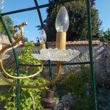 Golden chandelier