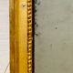 Louis XVI mirror in carved and gilded wood with leaf 18th century