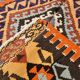 Red & Green Wide Turkish Runner Rug, 163x169cm