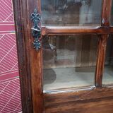 Old showcase, glass door and 4 shelves