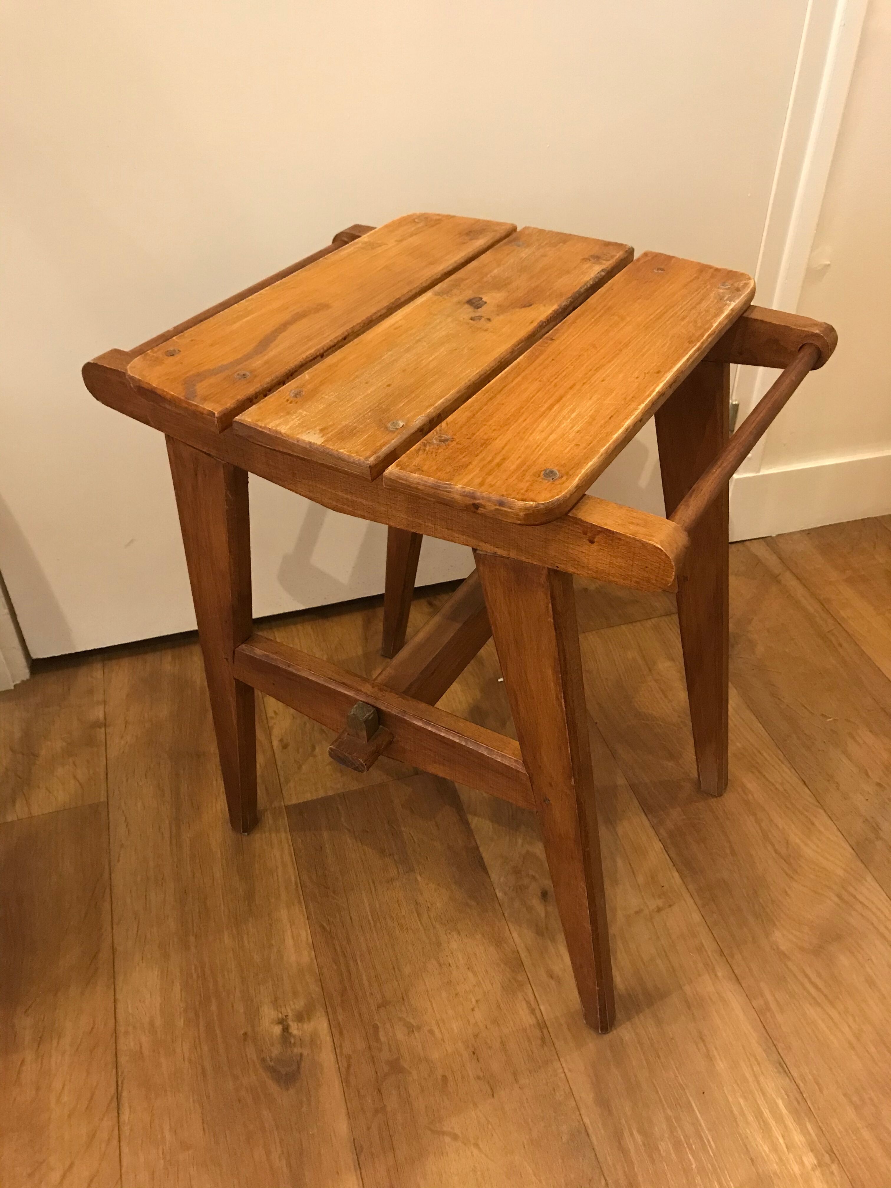 Wooden tabouret