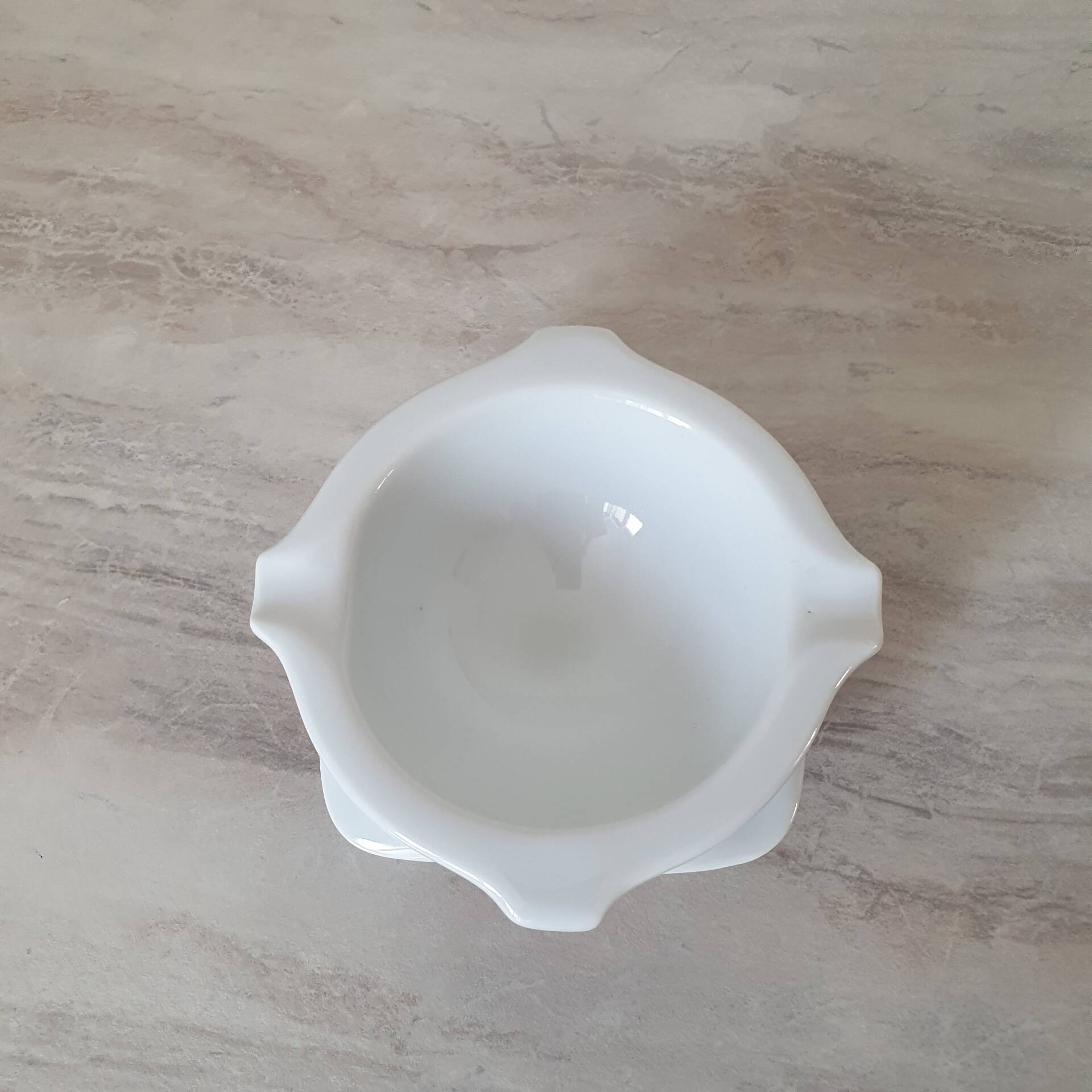 Ceramic ashtray with bird design