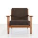 Oak Hans Wegner GE290 armchair for Getama
