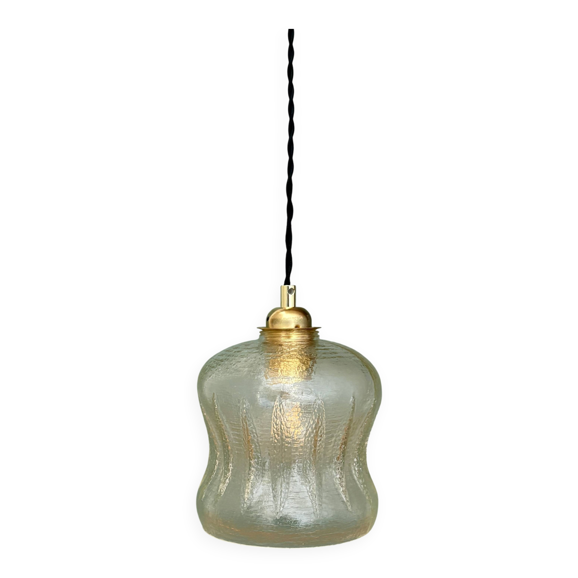 Vintage glass suspension globe (GT10)