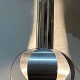 chrome and brushed steel pendant light