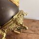 Brass Gold Orientalist Elephant Ram Napoleon III Metal Lamp Base