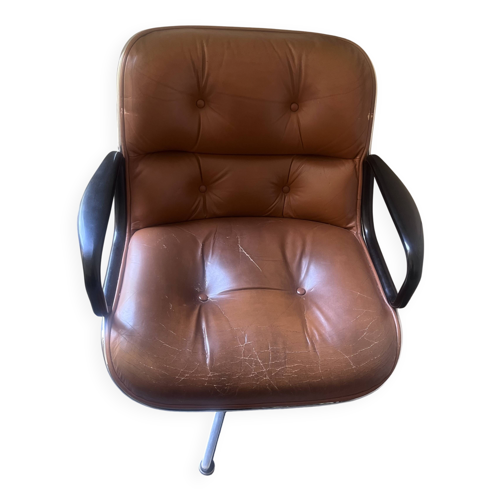 Fauteuil design Charles Pollock pour Knoll