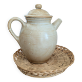 Cafetière en grès naturel
