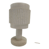 Alabaster table lamp, Brutalist style, France circa 1950