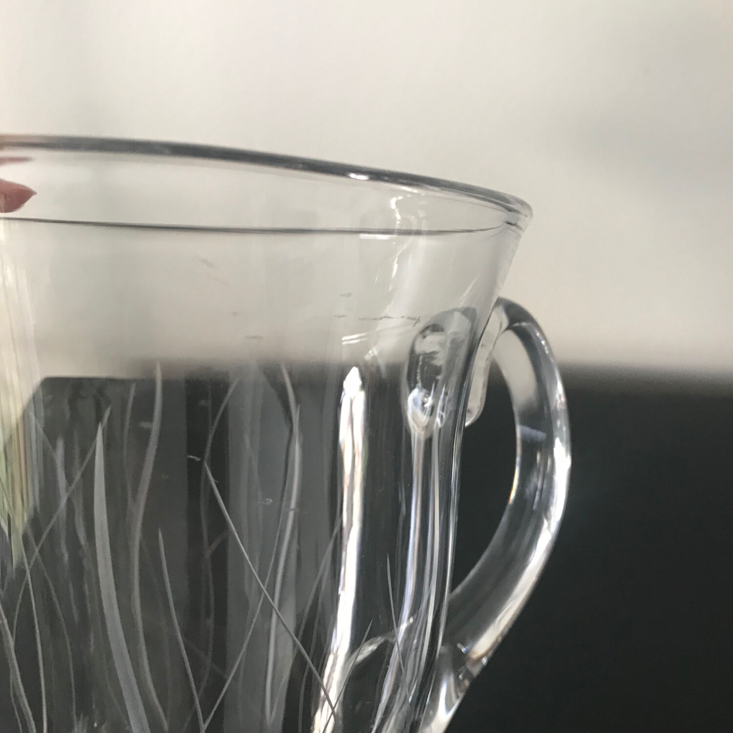 Pair of daum pitchers