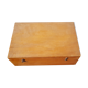 Old wooden sewing box with removable compartment