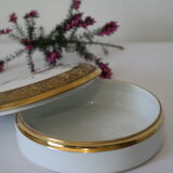 Limoges porcelain round box