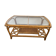 Vintage bamboo and rattan table