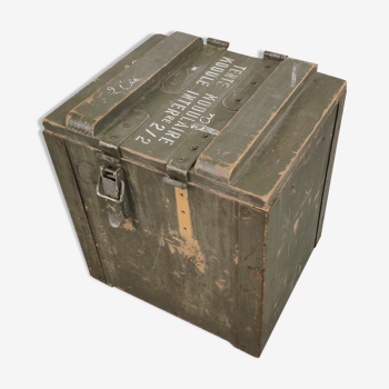 Old military trunk tent canvas