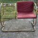 Vintage brass bench, 1960s