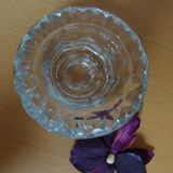 Vintage crystal candle holder