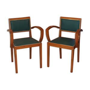 set de 2 fauteuils bridges