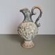 Brutalist terracotta pitcher vase signed / 1970 / ceramic / vintage