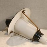 Plafonnier métal laiton vintage 50'