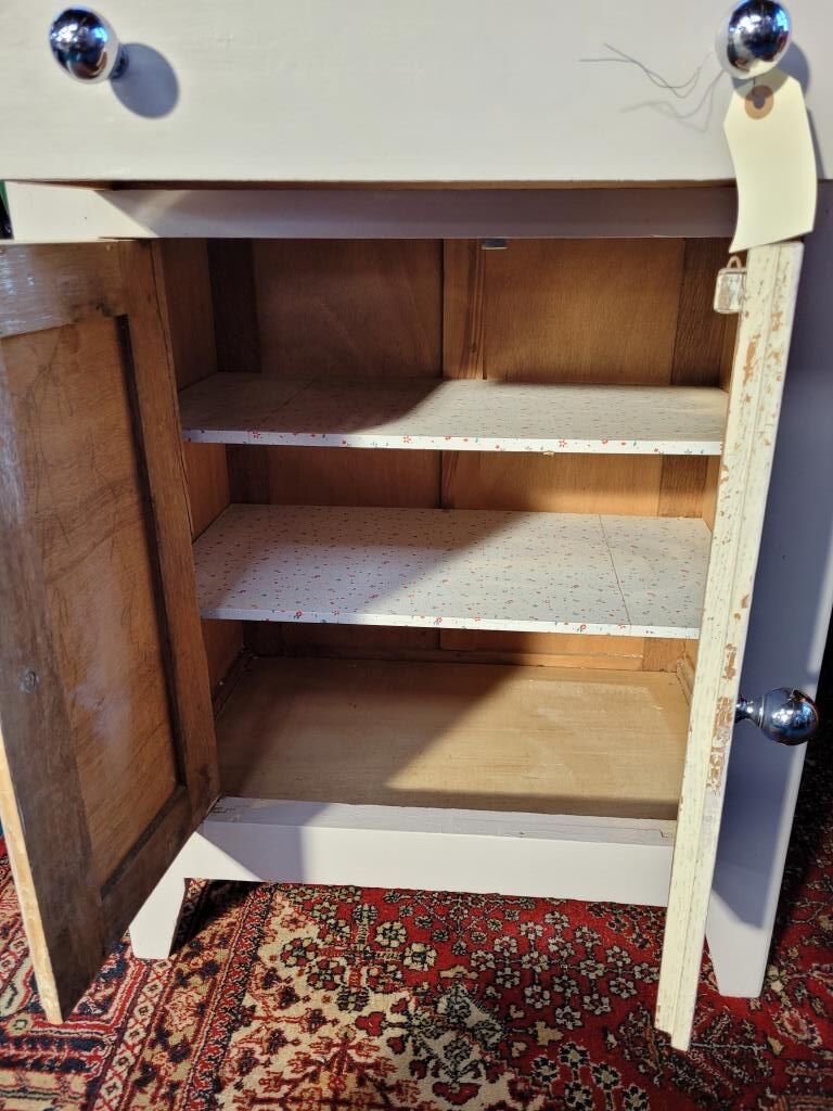 Parisian buffet, 50s, painted in gray