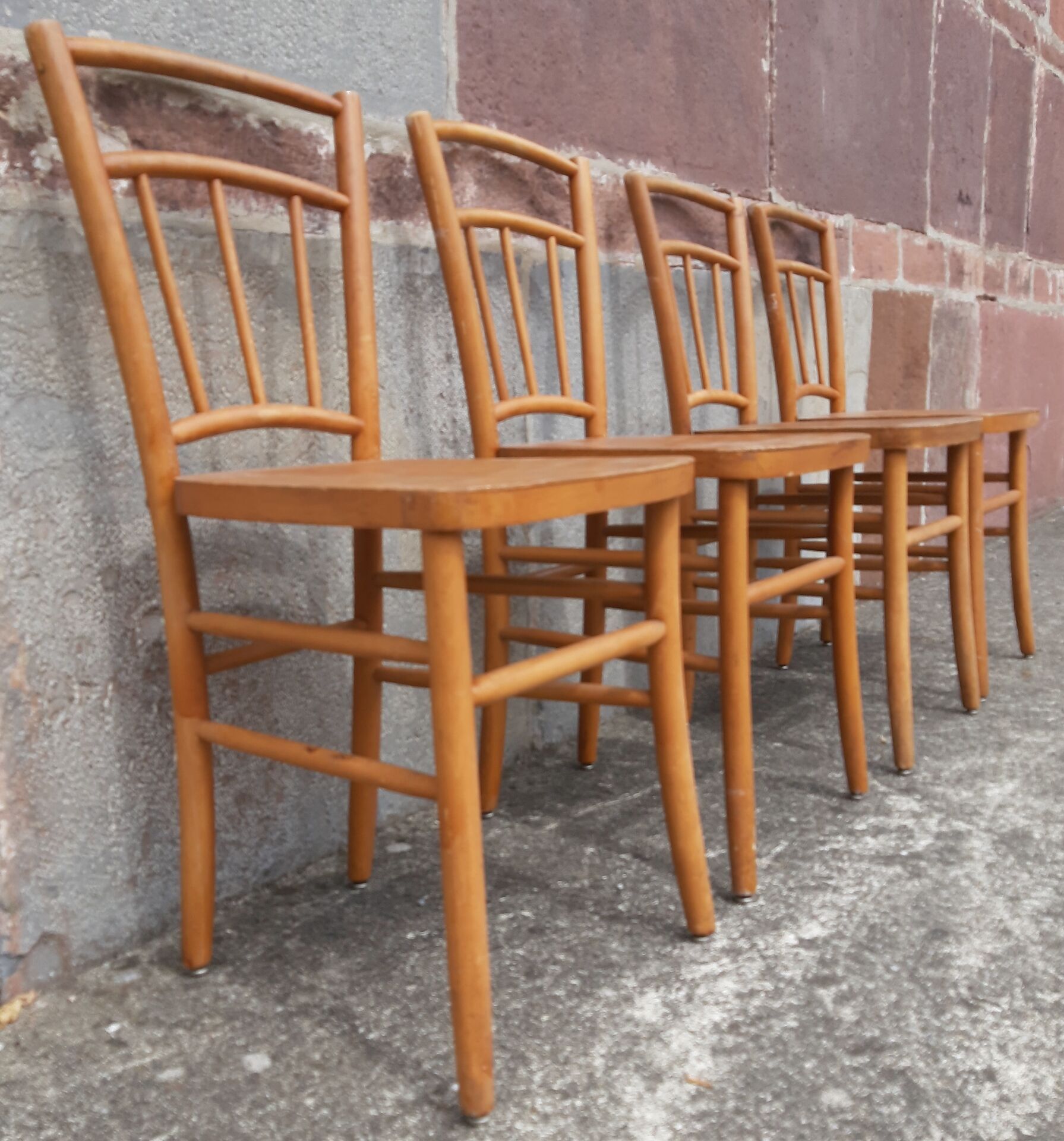 Chaises bistrot (Lot de 4 chaises)