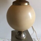 Ostrich egg lamp