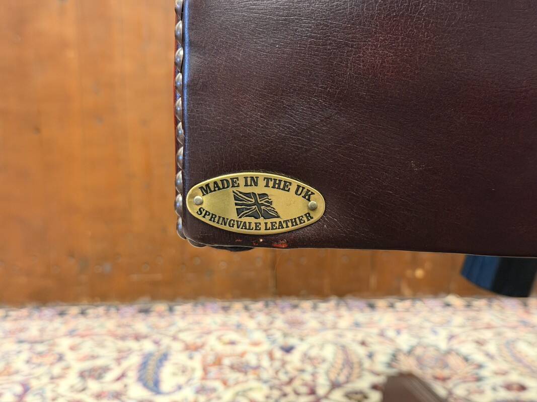 English Springvale Chesterfield Office Chair Oxlbood