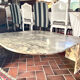 Large Italian marble coffee table from the 1980s.