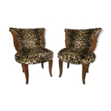 Pair of leopard bridge heaters
