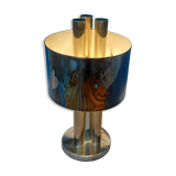 Vintage 1970s metal tubular lamp