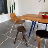 Vintage tripod farm stool