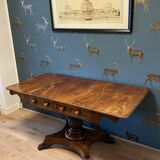 Table de canapé en acajou anglais du XIXe siècle