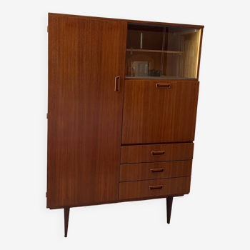 Secretary cabinet from the 60s vintage Scandinavian style