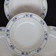 4 vintage earthenware soup plates from Céranord Saint-Amand