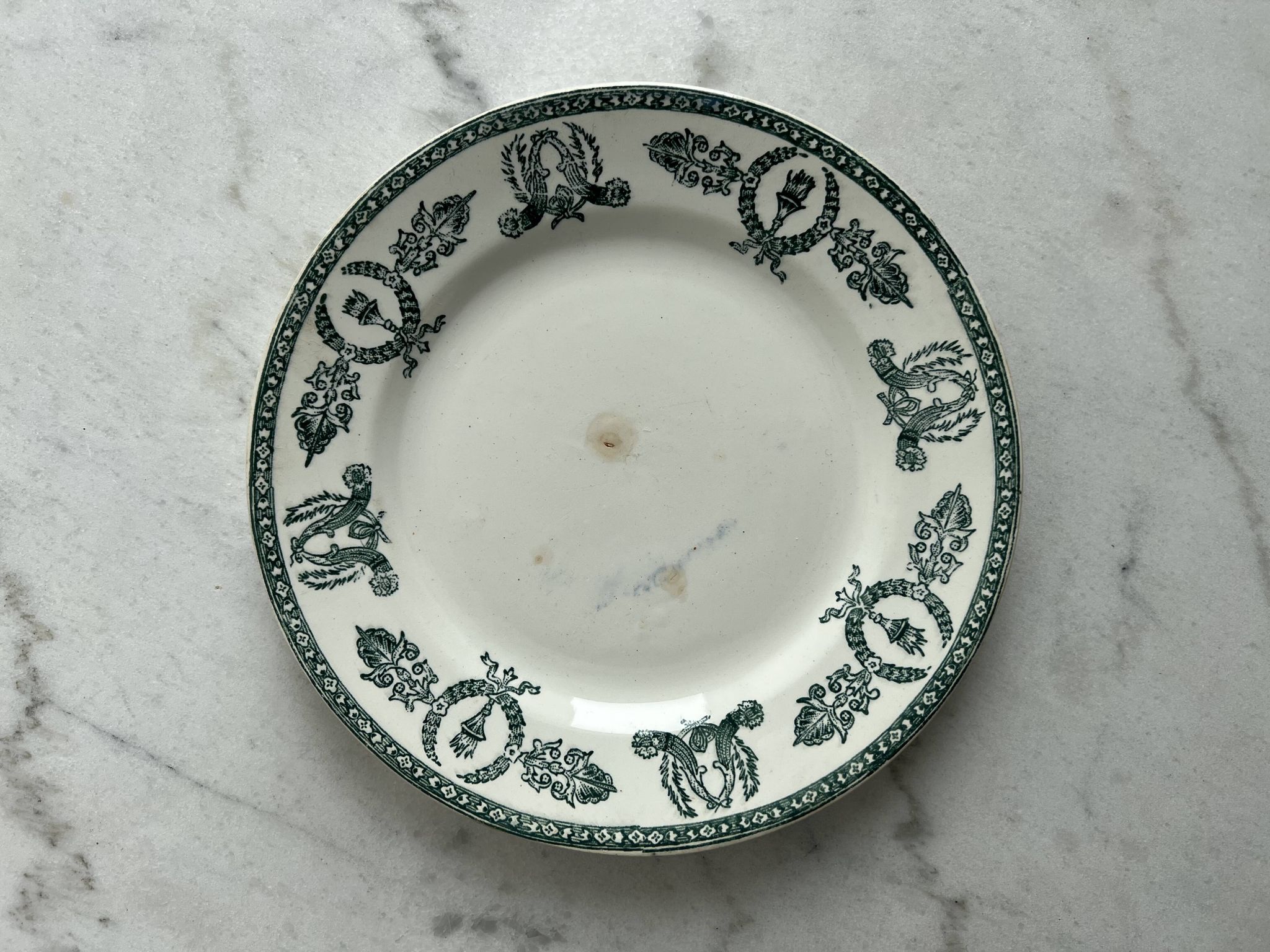 Set of 2 flat plates Wagram Givors