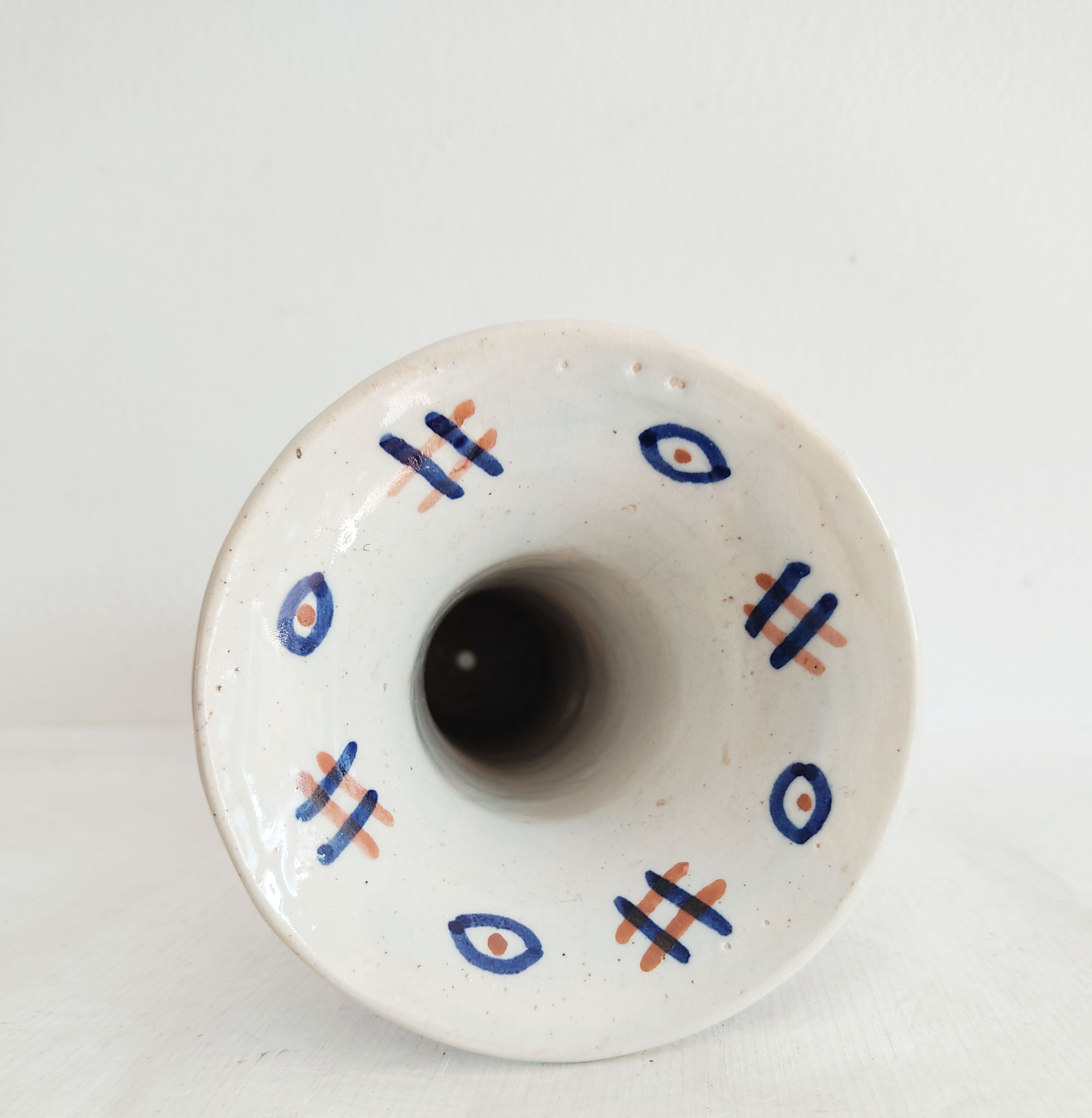 Vase bfk boch brothers keramis decoration flowers