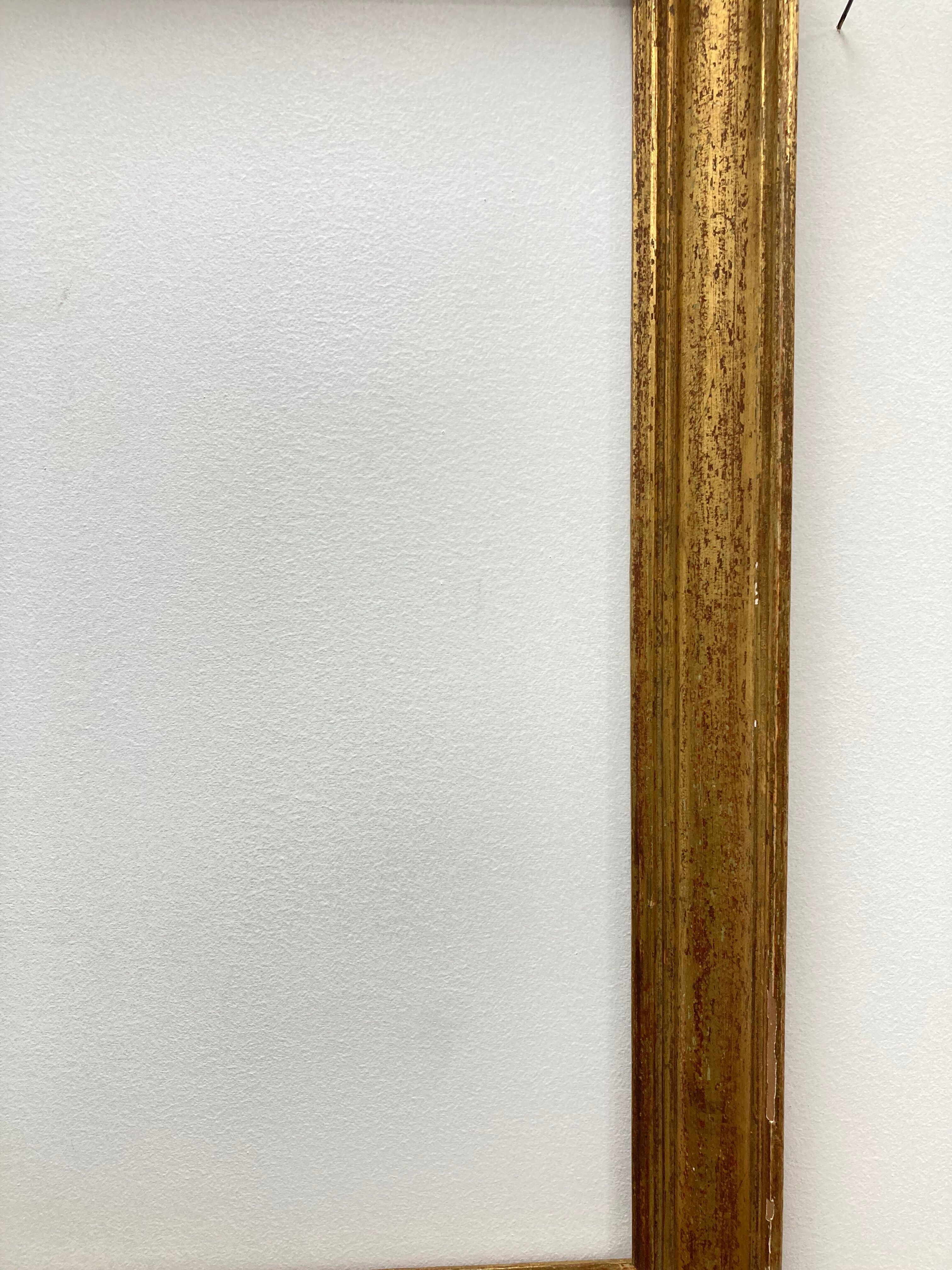 Golden vintage frame