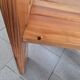 Set of 4 vintage 1970s pine side tables or bedside tables.