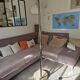 Lampe vintage Roche bobois arc année 70