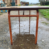 Industrial Table Iron and Wood