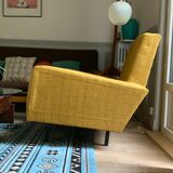 Vintage mustard yellow armchair
