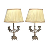Pair of bedside lamps