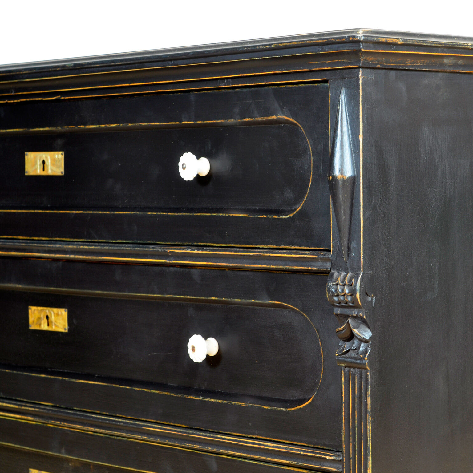 Commode en pin et chêne, vers 1920