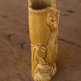 Vase céramique japonaise décor cygne