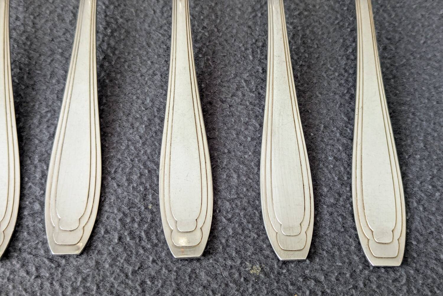 Silver-plated cutlery set, 38 pieces, Goldsmith Apollo, Art Deco, 1920s/1930s